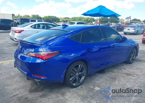 2025 Acura Integra A-Spec из США, поврежденный, VIN 19UDE4H31SA004789